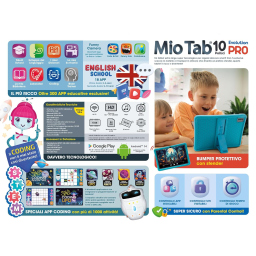 Lisciani Mio Tab Pro 10 – Tablet Educativo Android 14