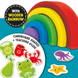 Lisciani Montessori Box Vista – Arcobaleno in Legno e Gioco dei Colori