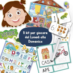 Lisciani Montessori Un Gioco al Giorno – Consolle in Legno Scrivi e Cancella