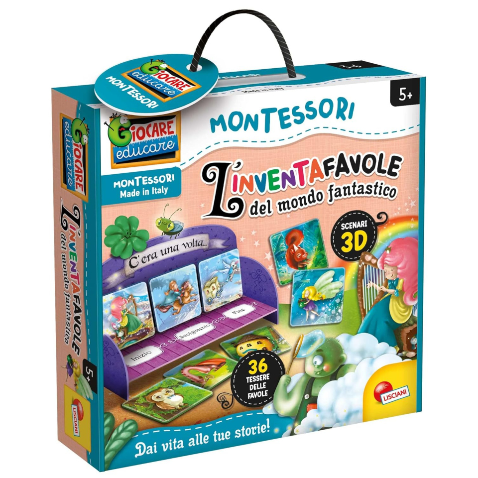 Lisciani Montessori Inventafavole del Mondo Fantastico