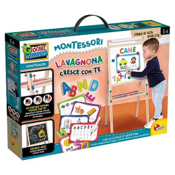 Lisciani Montessori – Lavagna in Legno Maxi che Cresce con il Bambino