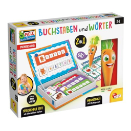 Lisciani Montessori Lettere e Parole – Gioco Educativo Magnetico con Penna Parlante