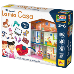 Lisciani Montessori Maxi La Mia Casa 3D – Gioco Educativo 3-6 Anni
