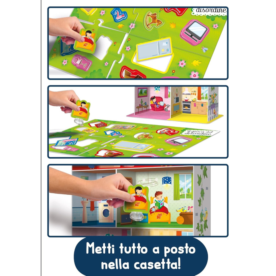 Lisciani Montessori Maxi La Mia Casa 3D – Gioco Educativo 3-6 Anni