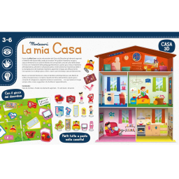 Lisciani Montessori Maxi La Mia Casa 3D – Gioco Educativo 3-6 Anni