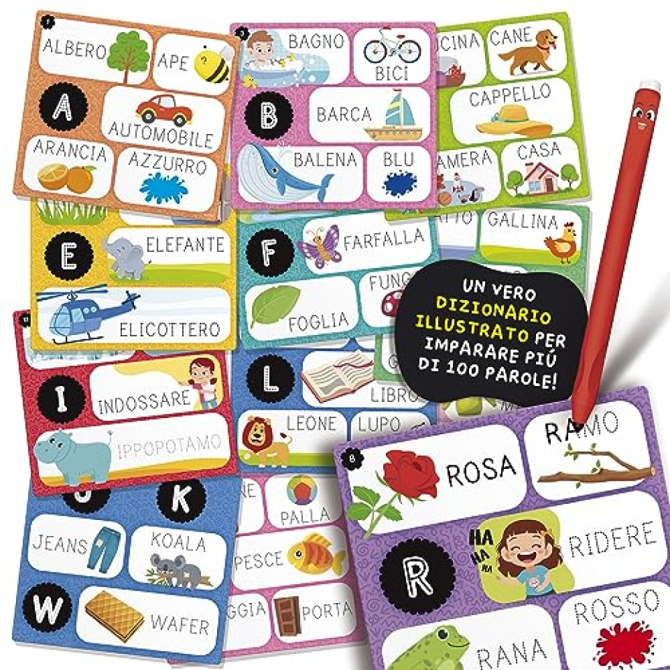 Lisciani Montessori Pen – Scrivo 100 Parole