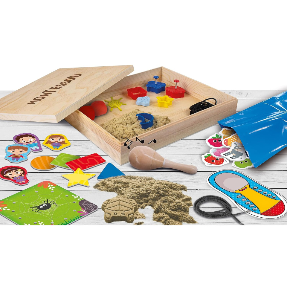 Lisciani Montessori scatola attività con 50 esperienze