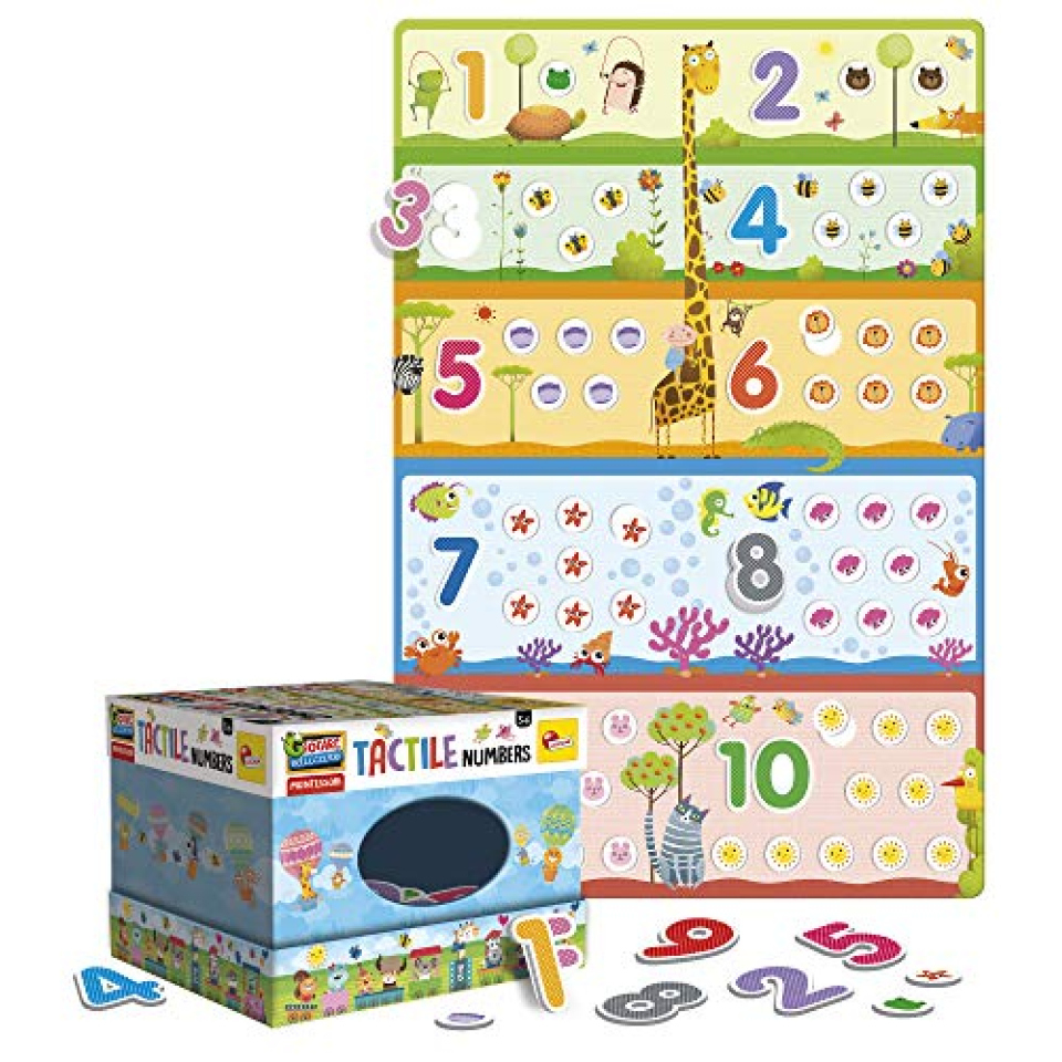 Lisciani Numeri Touch Montessori - Gioco Educativo Tattile dai 3 Anni