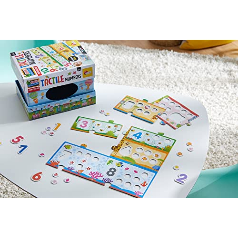 Lisciani Numeri Touch Montessori - Gioco Educativo Tattile dai 3 Anni