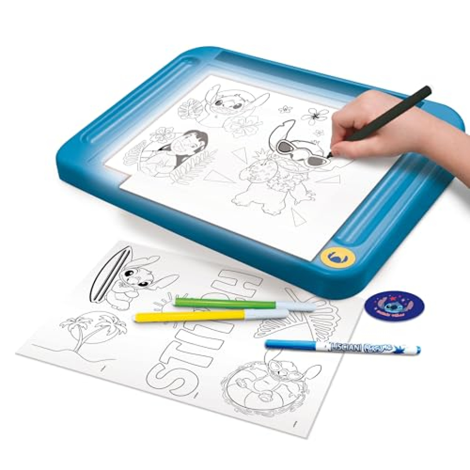 Lisciani Stitch Scuola di Disegno con Tavolino Luminoso
