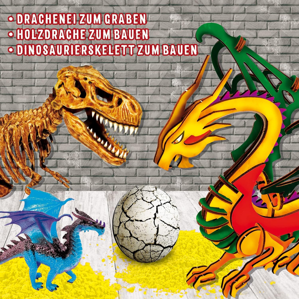 Lisciani Woozle Goozle kit esperimenti draghi e dinosauri
