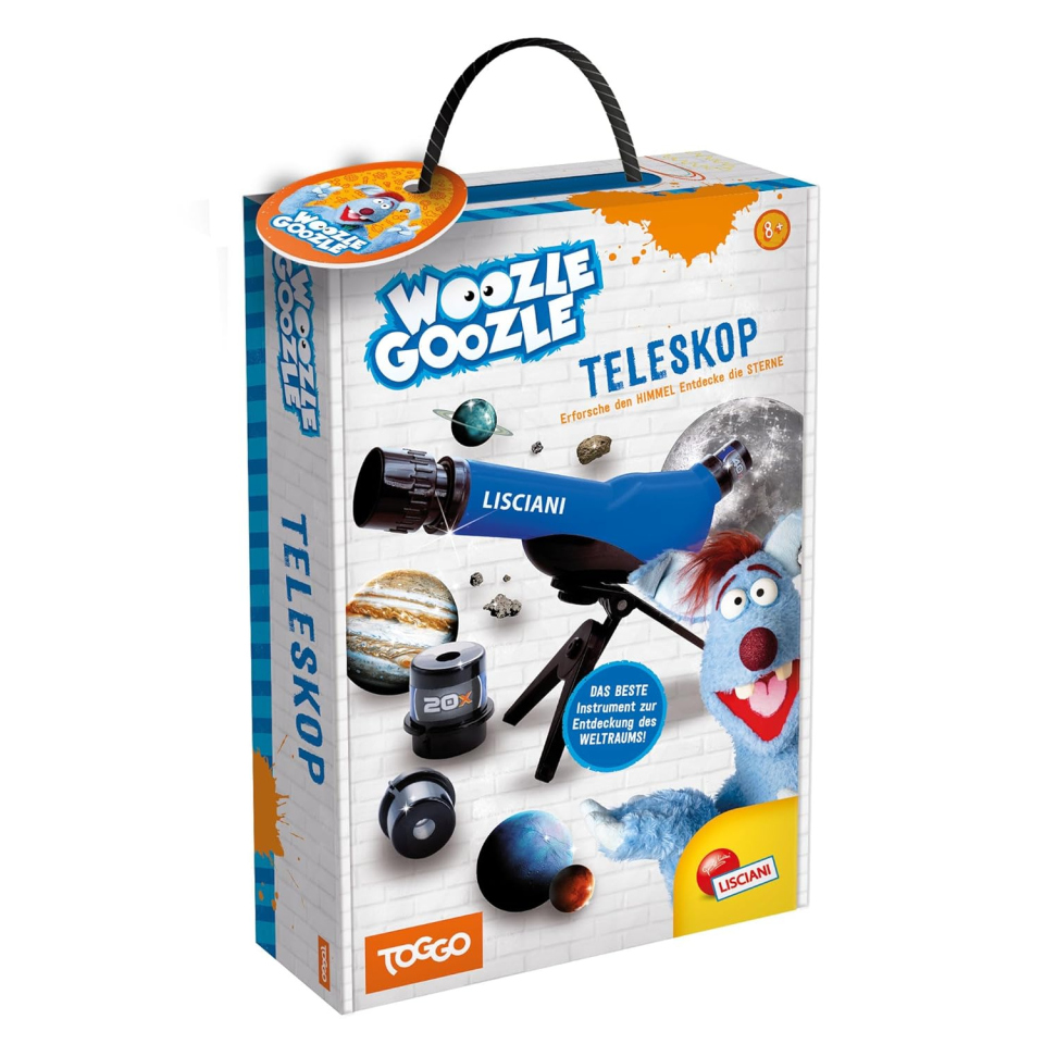 Lisciani Woozle Goozle - Telescopio Educativo per Bambini con Zoom x20 x30 x40
