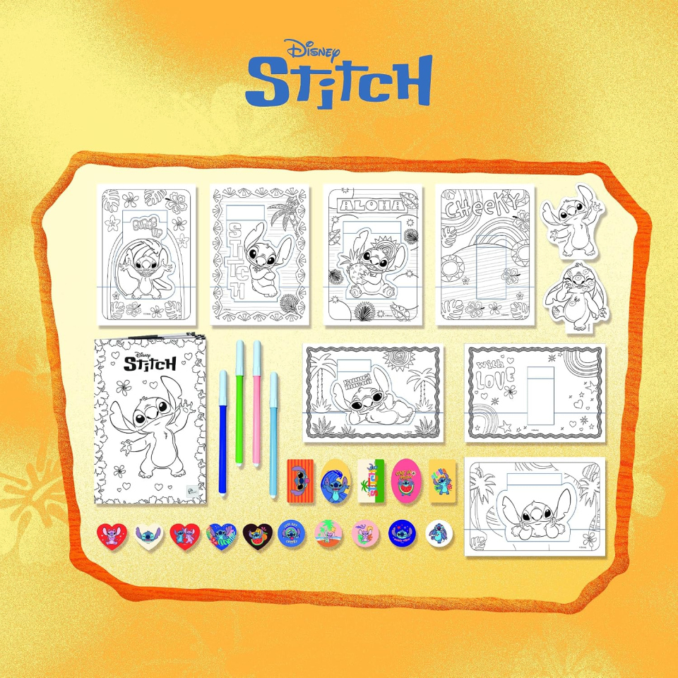 Lisciani zaino creativo Stitch con pop-up