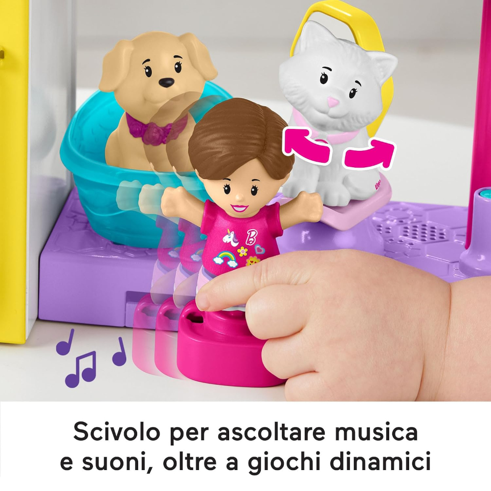 Fisher-Price Little People Barbie Centro Benessere dei Cuccioli