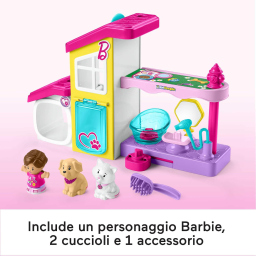 Fisher-Price Little People Barbie Centro Benessere dei Cuccioli