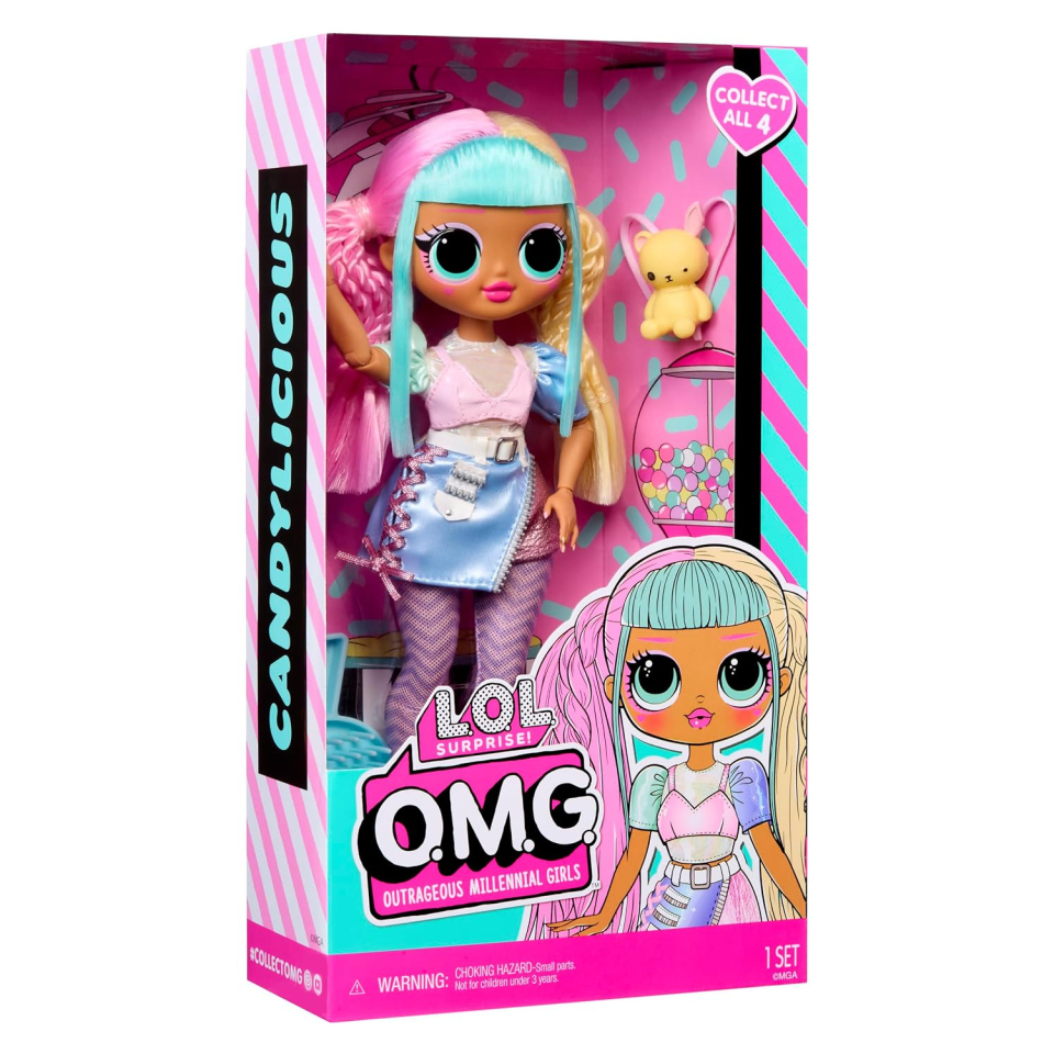 L.O.L. Surprise! OMG bambola Candylicious da 3 anni