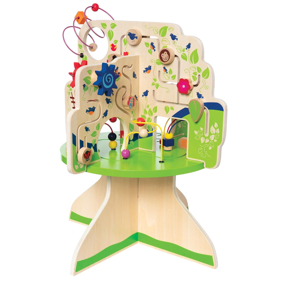 Manhattan Toy albero attività in legno massello