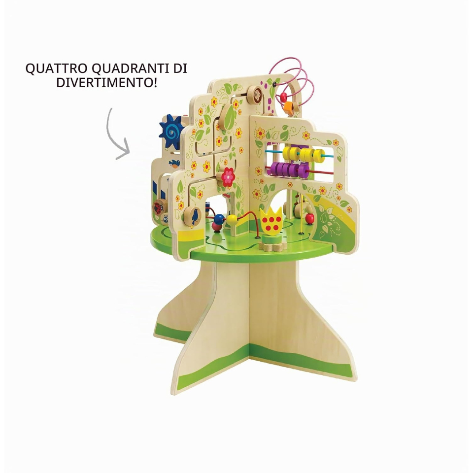 Manhattan Toy albero attività in legno massello