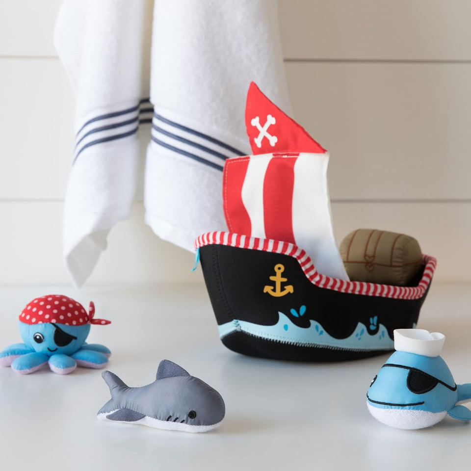 Manhattan Toy nave pirata per bagnetto, 5 pezzi