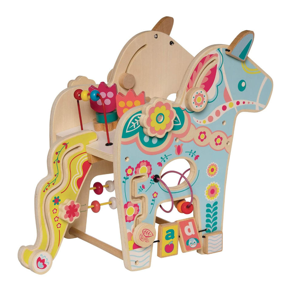 Manhattan Toy Playful Pony centro attività in legno