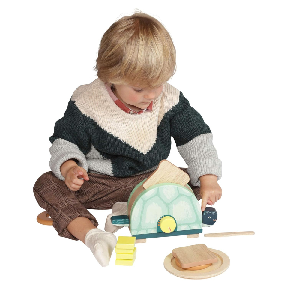Manhattan Toy Toasty Turtle tostapane in legno