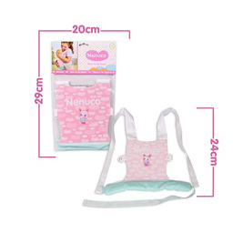 Marsupio Nenuco Rosa e Verde per Bambole 35-42 cm