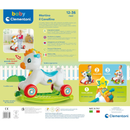 Martino il Cavallino Clementoni – Cavalcabile Educativo 3 in 1