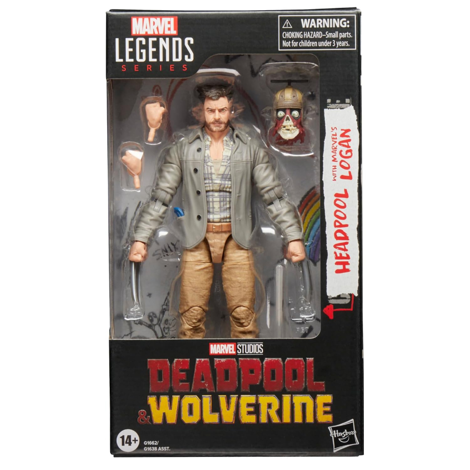 Marvel Legends action figure Wolverine con Headpool