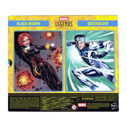 Marvel Legends action figure Black Widow e Quicksilver