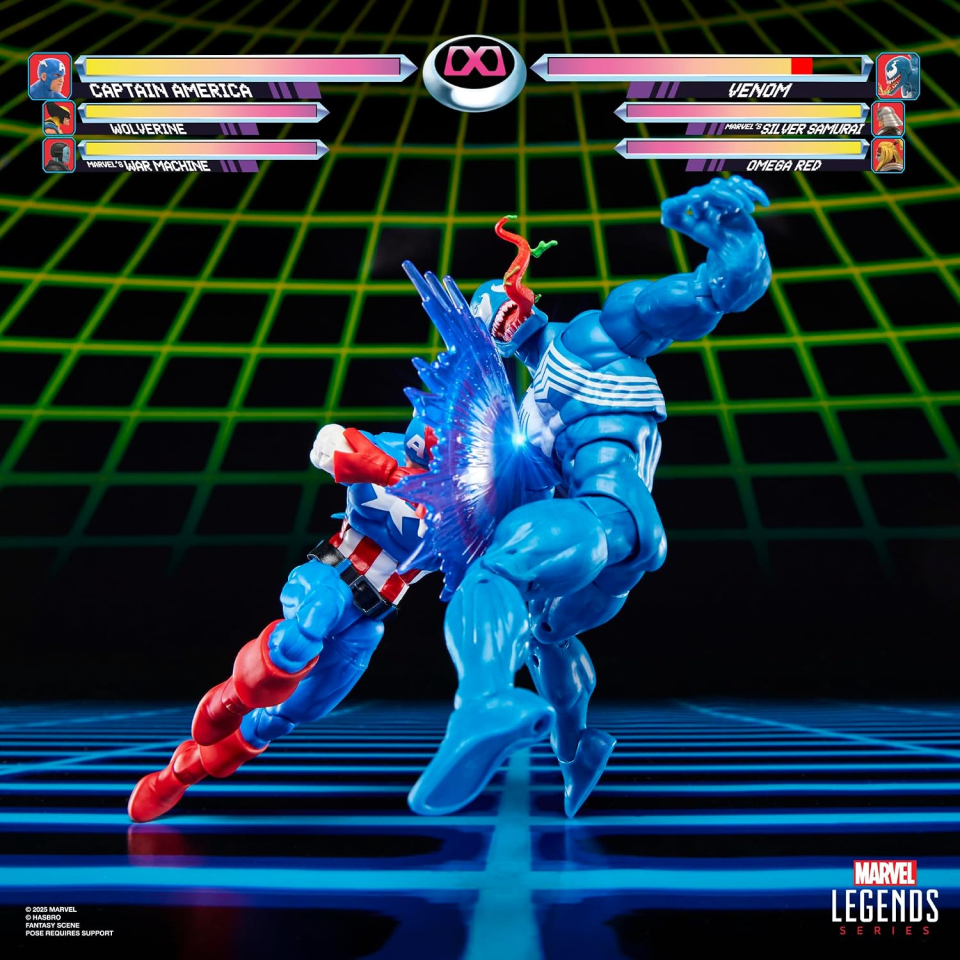 Hasbro Marvel Legends Captain America vs Venom Gamerverse