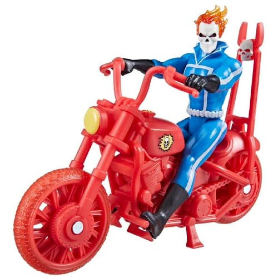 Marvel Legends Ghost Rider snodabile con moto Hellcycle