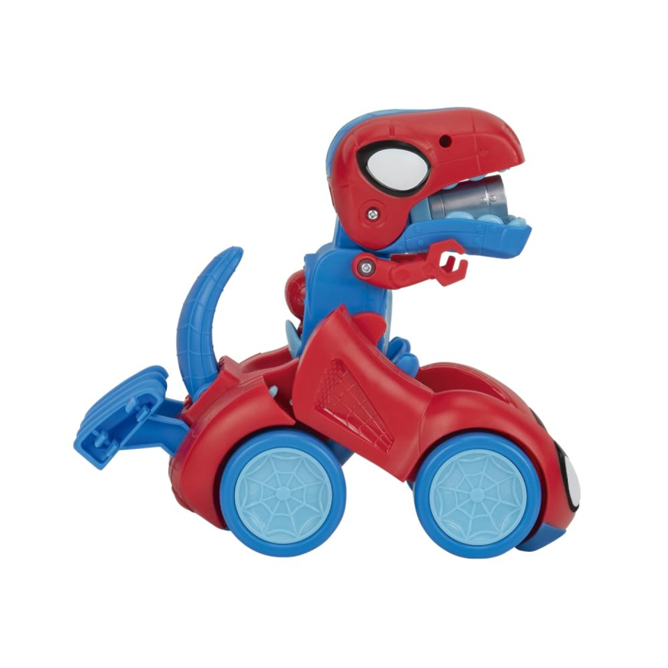 Marvel Spidey-Rex Racer, macchinina dinosauro con suoni