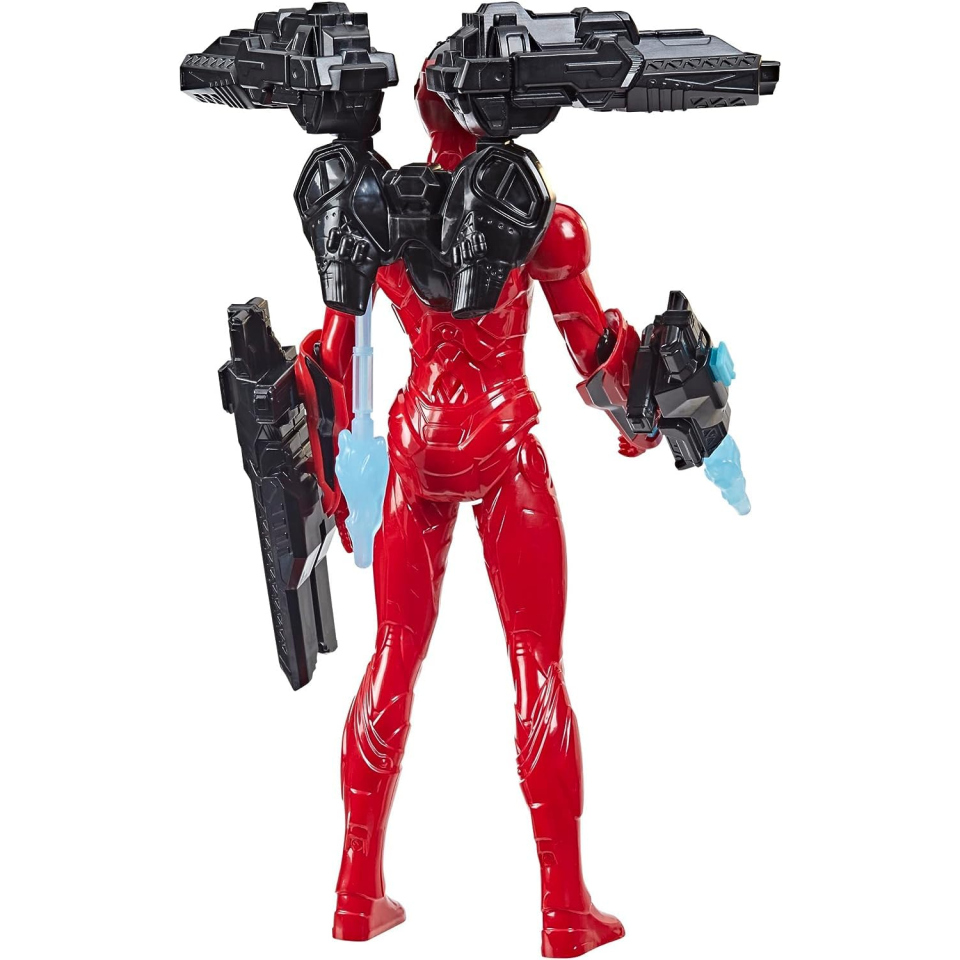 Marvel Titan Hero Ironheart action figure con lanciatore