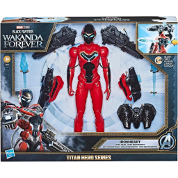 Marvel Titan Hero Ironheart action figure con lanciatore