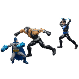 Mattel DC Premier action figure Batman, Nightwing e Bane