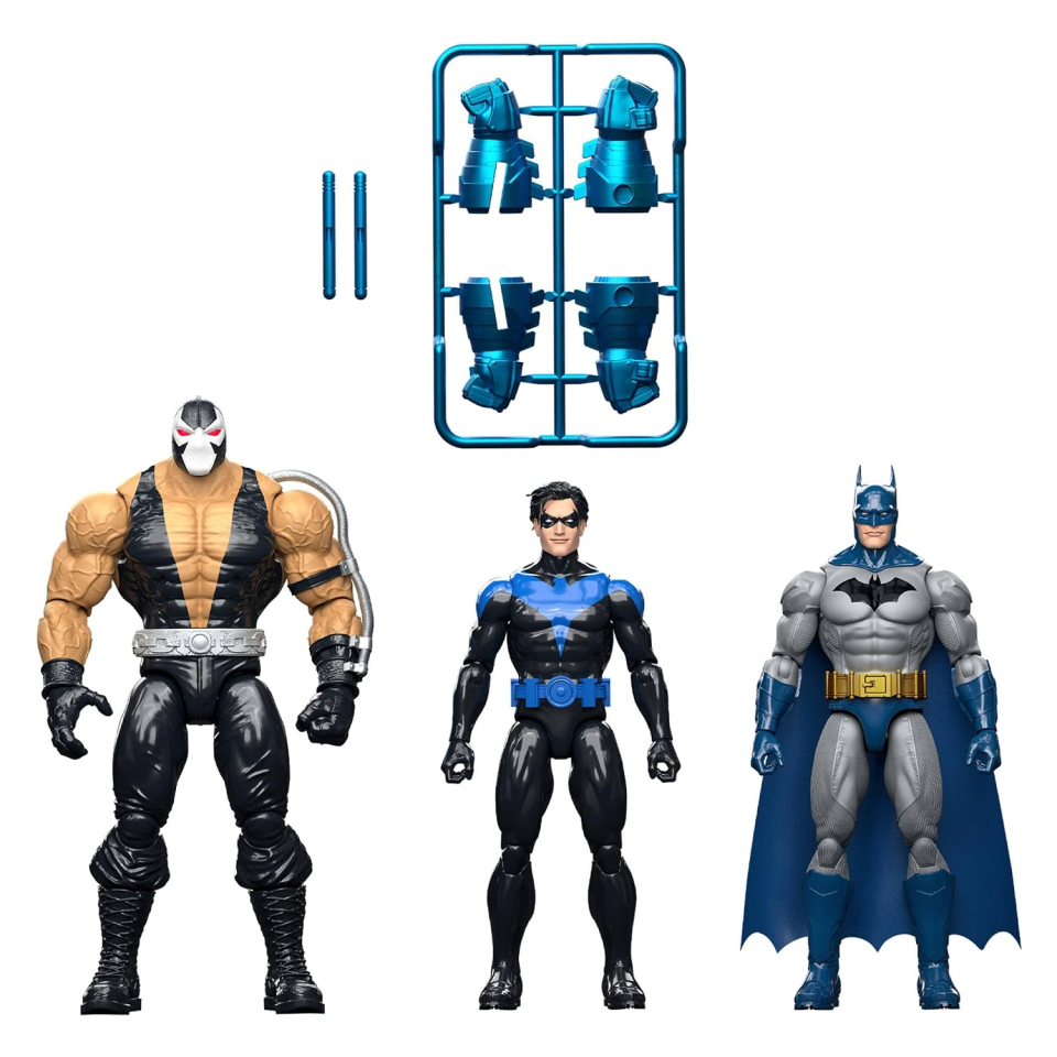 Mattel DC Premier action figure Batman, Nightwing e Bane