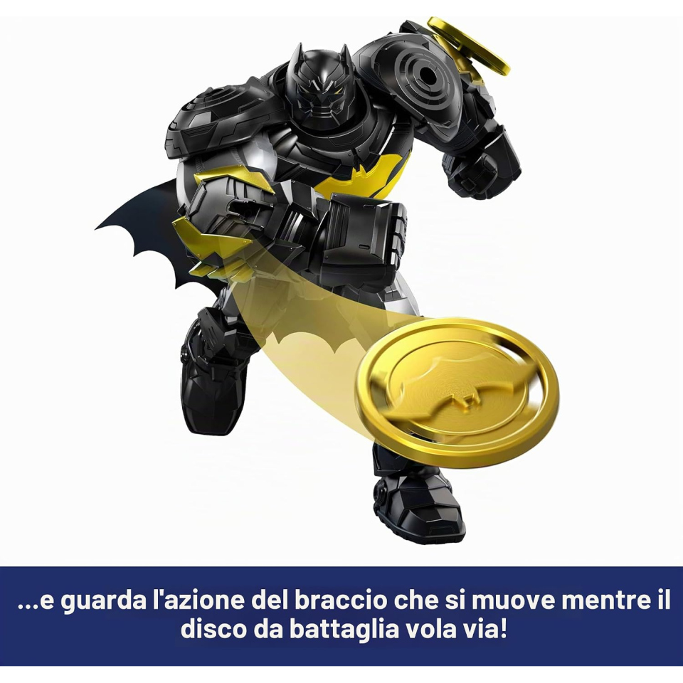 Mattel DC Premier Batman action figure con armatura robot
