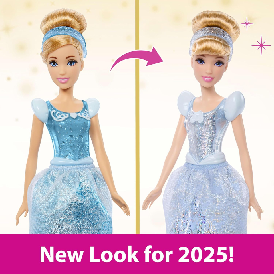 Mattel Disney Princess bambola Cenerentola snodabile