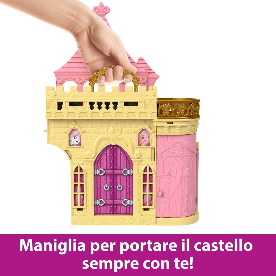 Mattel Disney Princess Castello di Belle componibile