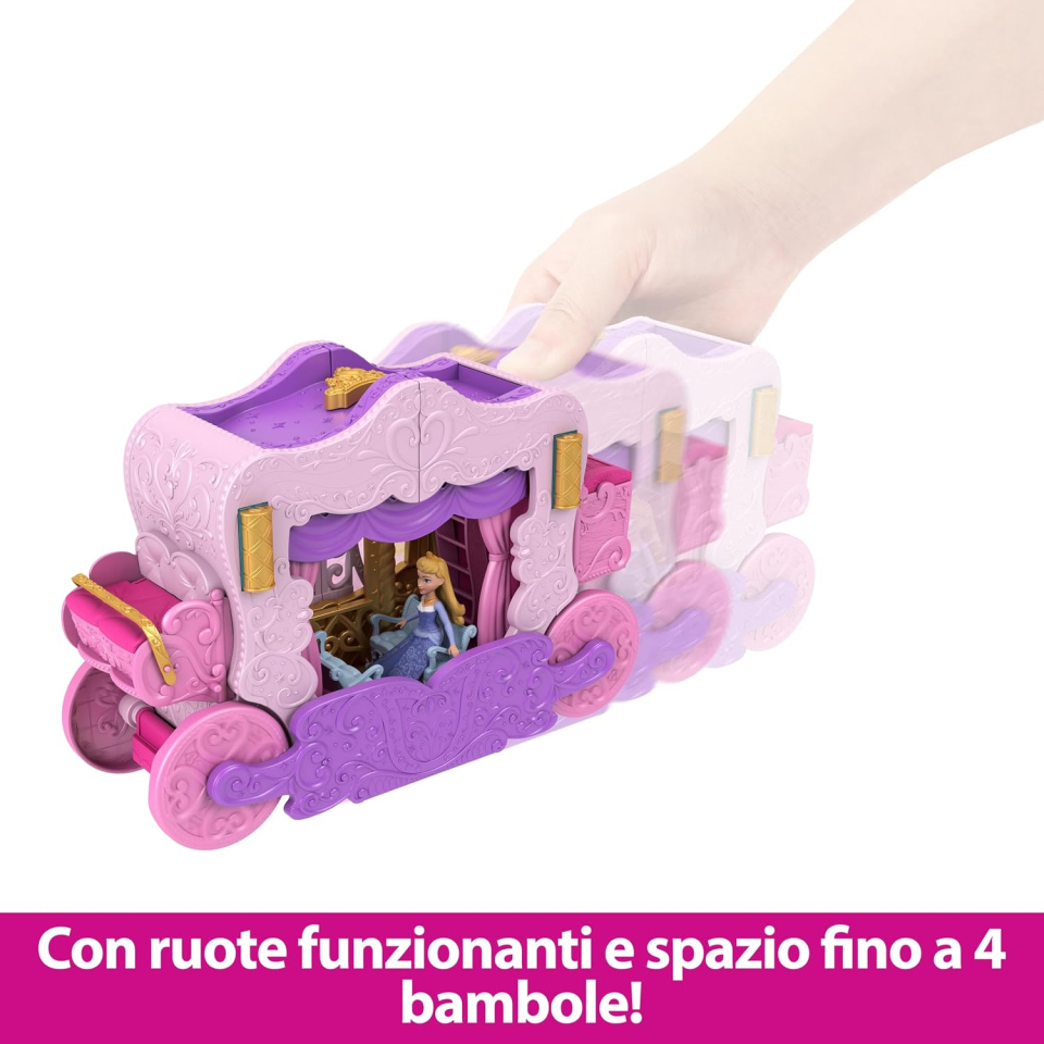 Mattel Disney Princess Playset 2 in 1 Castello Carrozza