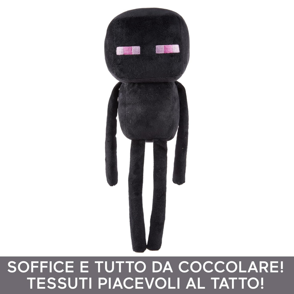 Mattel Minecraft peluche pixelato da 20 cm