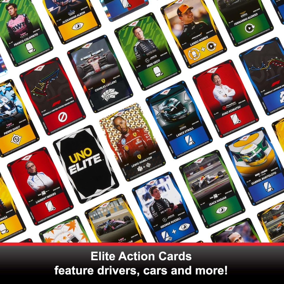 Mattel UNO Elite Formula 1 Starter Pack
