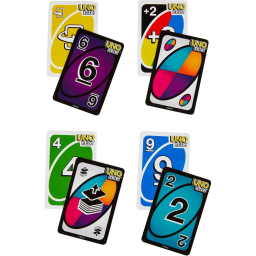 Mattel UNO Flip gioco di carte, scatola in metallo