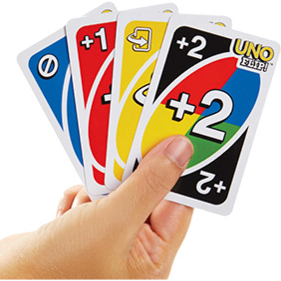 Mattel UNO Flip gioco di carte, scatola in metallo