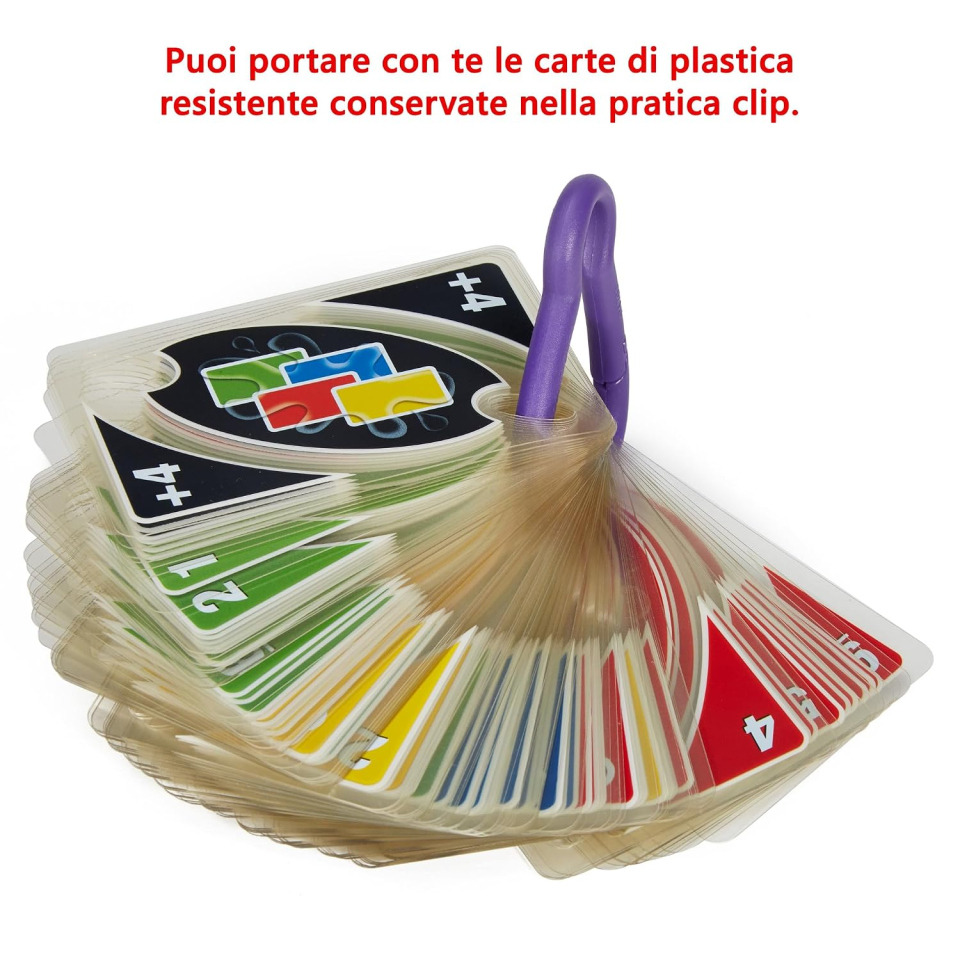 Mattel UNO H2O gioco di carte resistente all'acqua