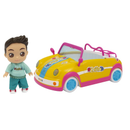 Me Contro Te Luì auto cabrio, bambolina 12 cm