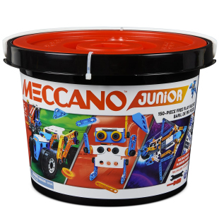 Meccano Junior barile 150 pezzi con 5 modelli