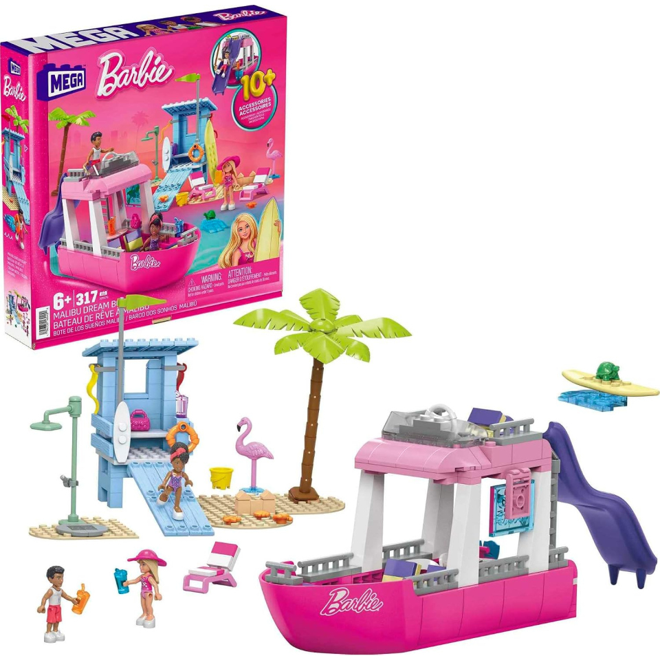 MEGA Barbie Barca dei Sogni playset 317 pezzi