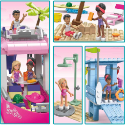 MEGA Barbie Barca dei Sogni playset 317 pezzi