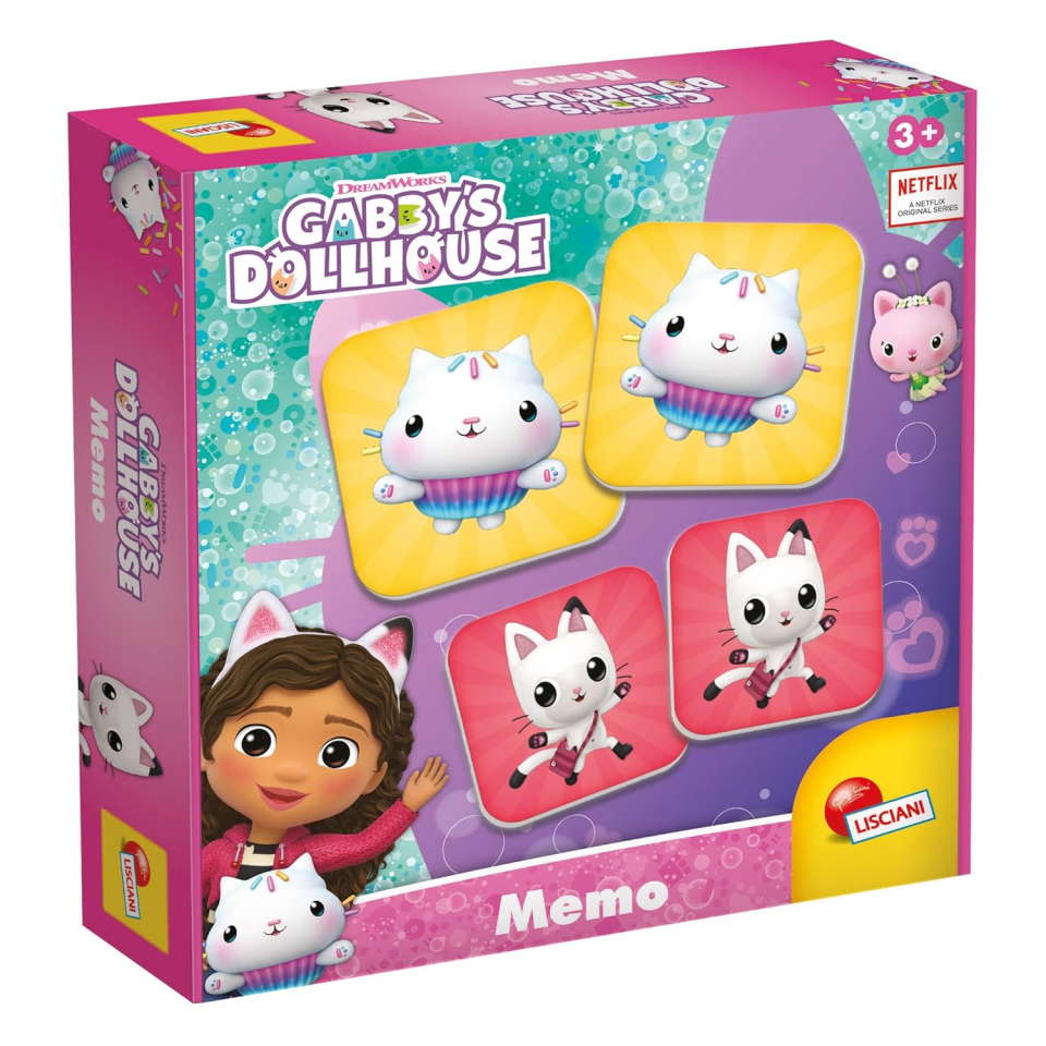 Memo Gabby's Dollhouse – Gioco di Memoria Lisciani